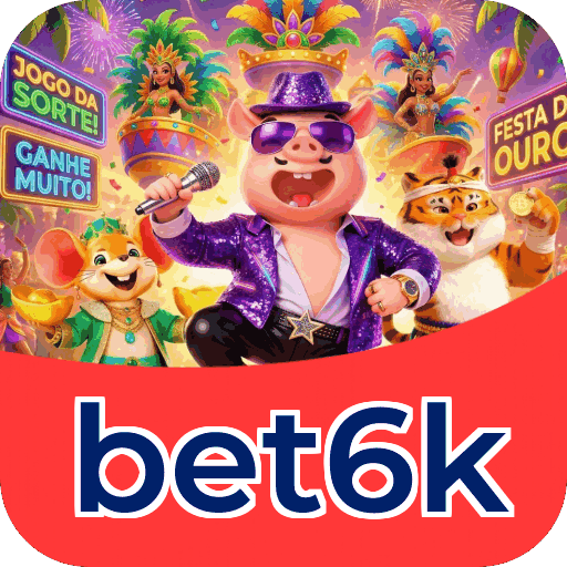Interface do aplicativo bet6k mostrando jogos disponíveis no iOS e Android